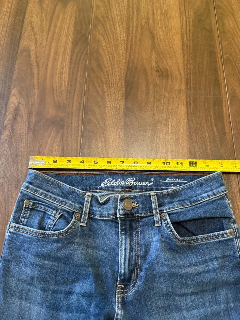 Eddie Bauer Women's Boyfriend Slim 6 - Picture 8 of 14